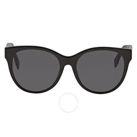 fendi ff 0311 f s 807 56 ir black|Fendi Peekaboo Dark Grey Cat Eye Ladies Sunglass .